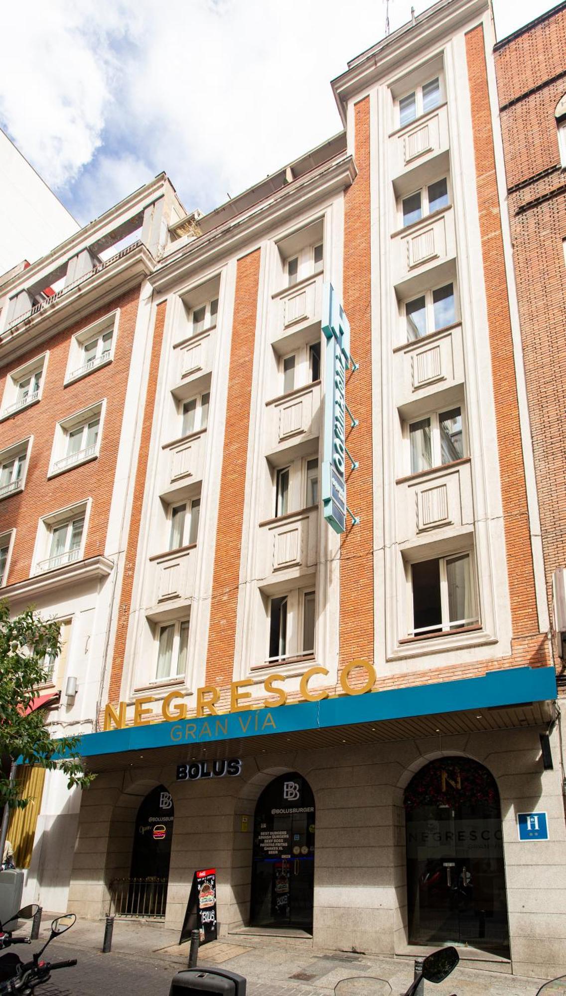 Negresco Gran Via Hotel Madrid Exterior photo